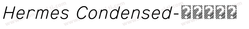 Hermes Condensed字体转换